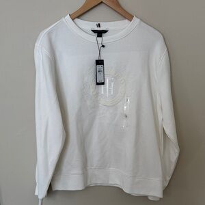 Tommy Hilfiger White Crewneck Sweater